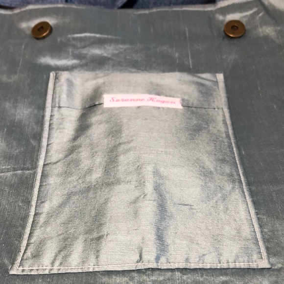 TOTE BAG HANDCRAFTED LUCY ISAACS CHARMS - Picture 14 of 15